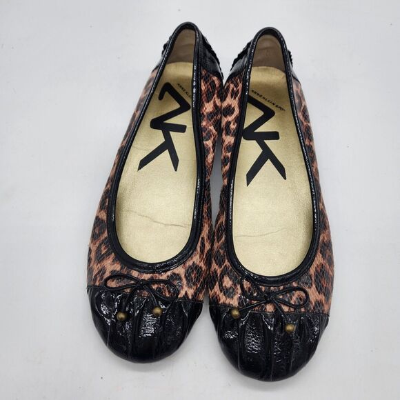 AK Anne Klein Womens 7.5M Ballet Flats Cheetah Print Driving Shoes MAINTHEICEM - Picture 5 of 12